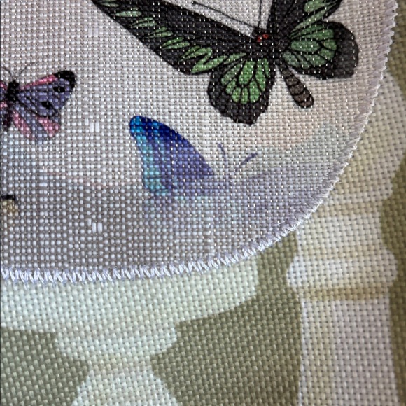 NWT - Evergreen appliqué Garden Flag - “Welcome Spring” Elegant Easter Eggs - Picture 4 of 5